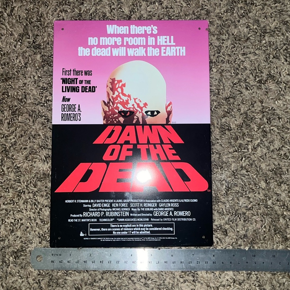 Metal sign